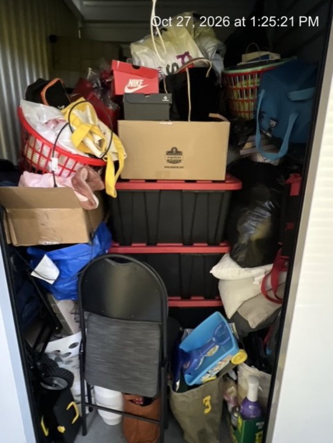 5 x 5 storage unit in Wake Forest, NC