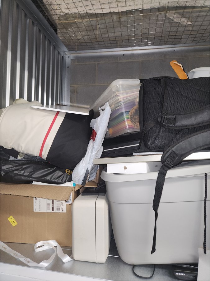 5 x 5 storage unit in Charlotte, NC