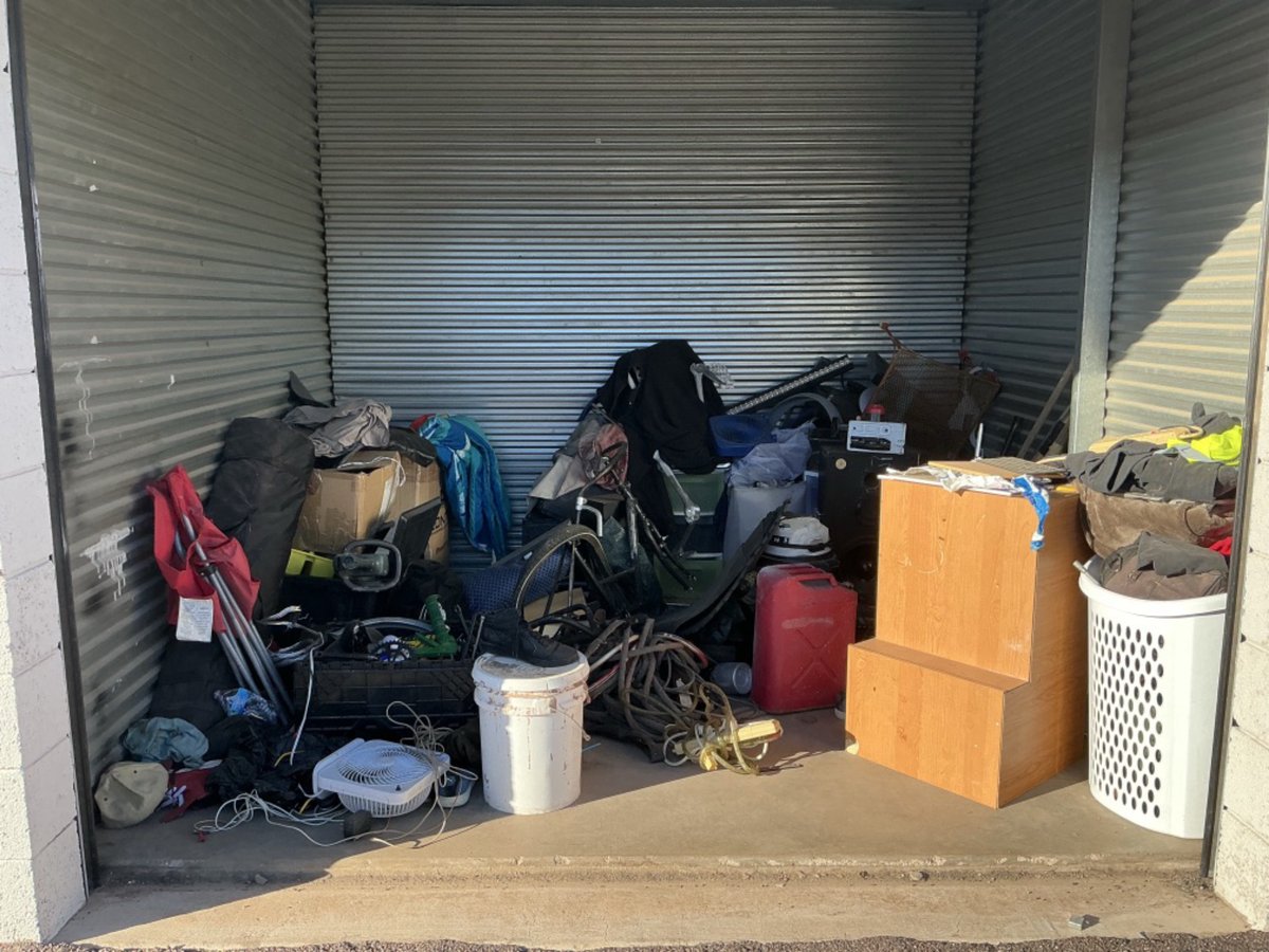 10 x 10 storage unit in Mesa, AZ