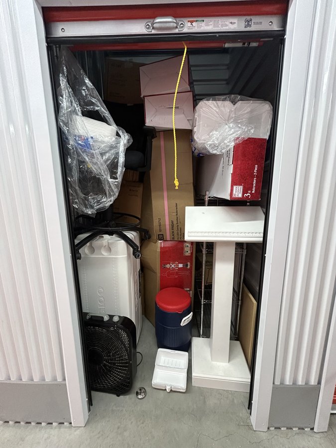 5 x 5 storage unit in Princeton, TX
