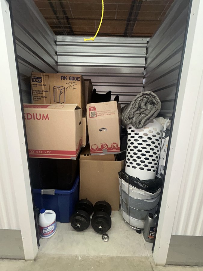 5 x 5 storage unit in Carrollton, TX