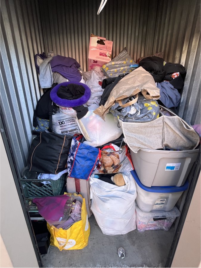 5 x 5 storage unit in Modesto, CA
