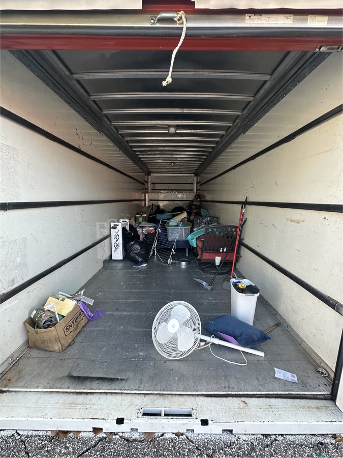 7 x 23 storage unit in Brooksville, FL