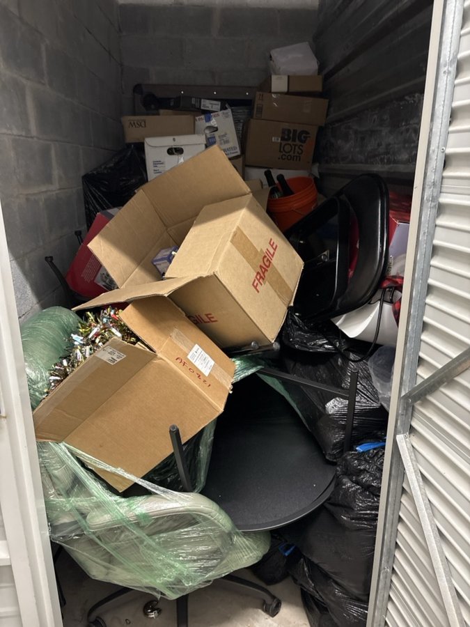 5 x 10 storage unit in Rockaway, NJ