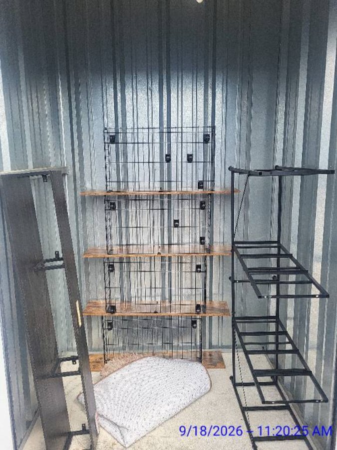 5 x 5 storage unit in Charleston, IL