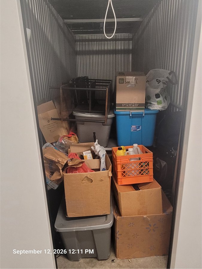 5 x 15 storage unit in Raleigh, NC