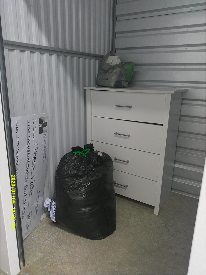 5 x 5 storage unit in Fayetteville, NC