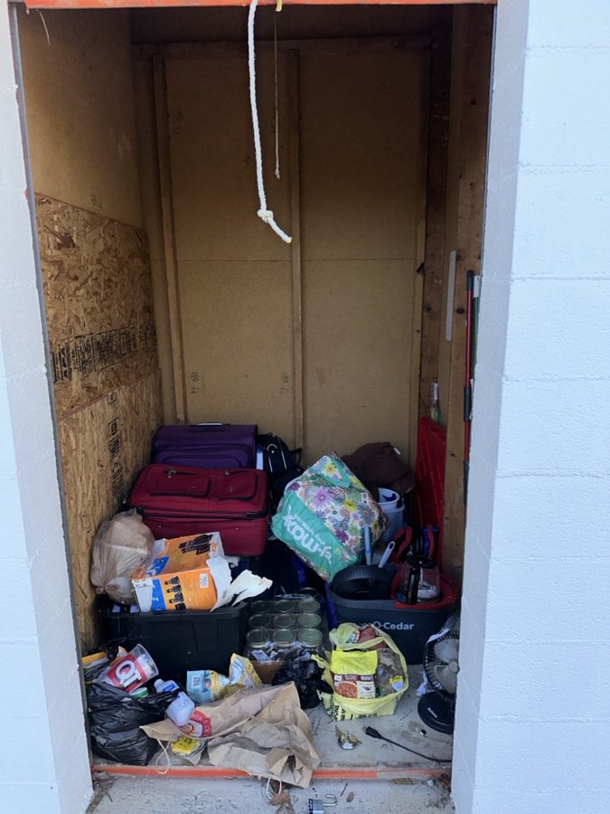 5 x 5 storage unit in Douglasville, GA