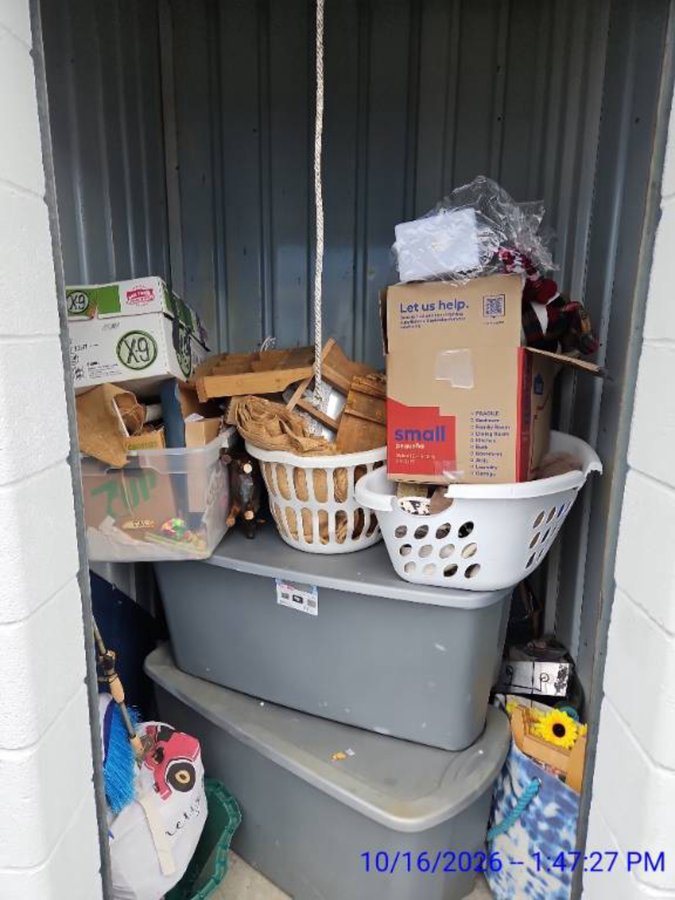 5 x 5 storage unit in Madison, IN