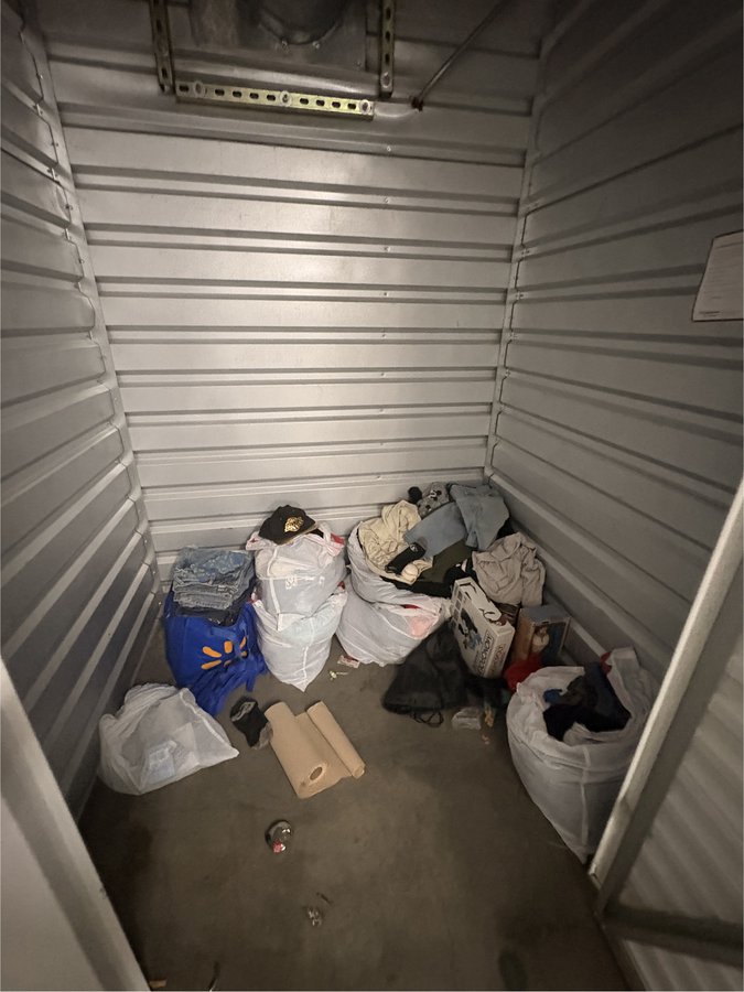 5 x 5 storage unit in San Bernardino, CA