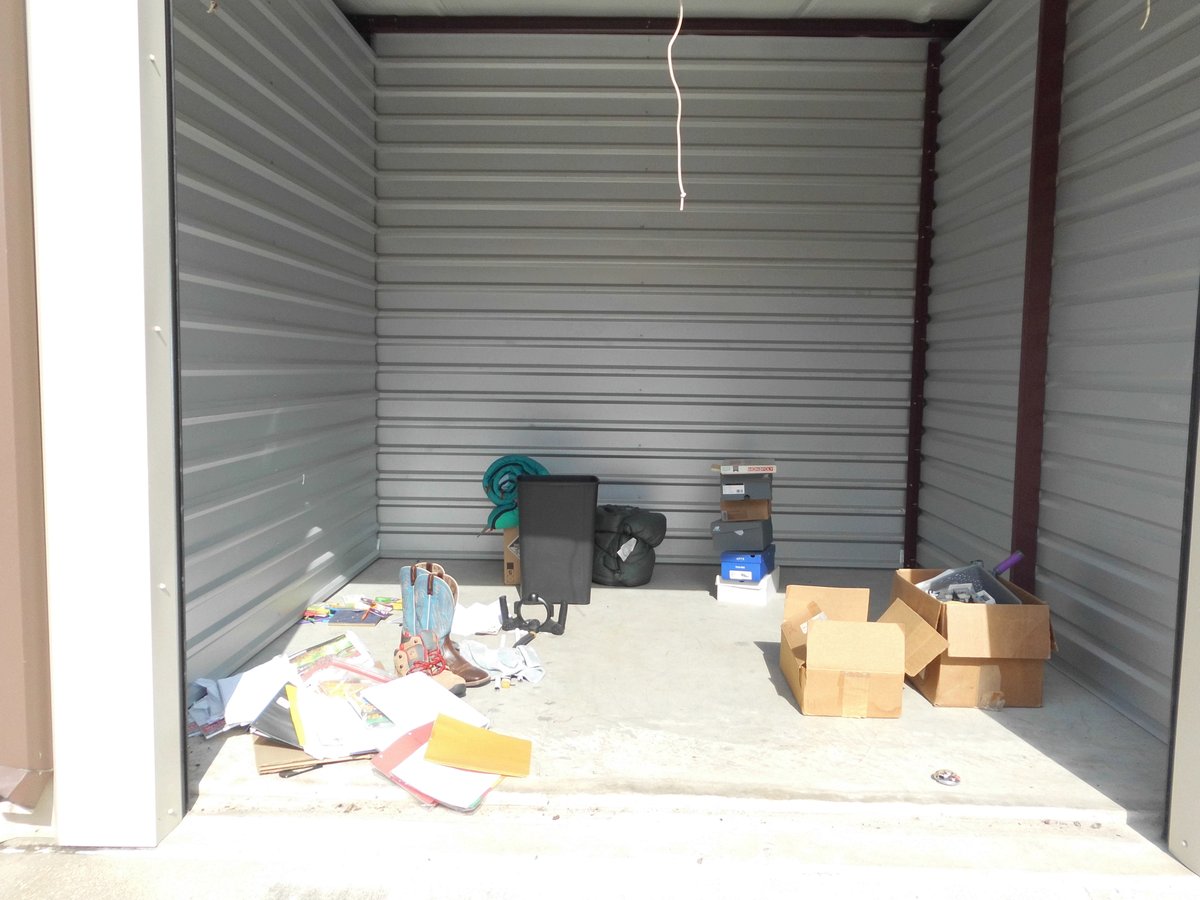 10 x 10 storage unit in College Station, TX