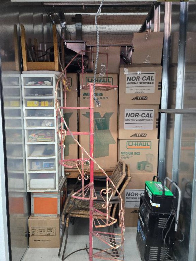 5 x 10 storage unit in San Jose, CA
