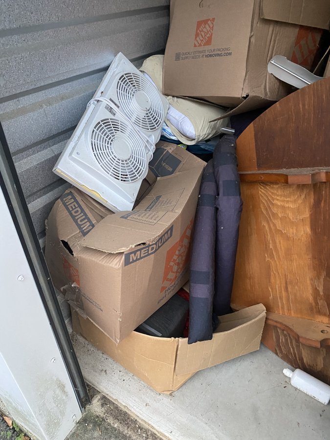 5 x 10 storage unit in Montague, MA