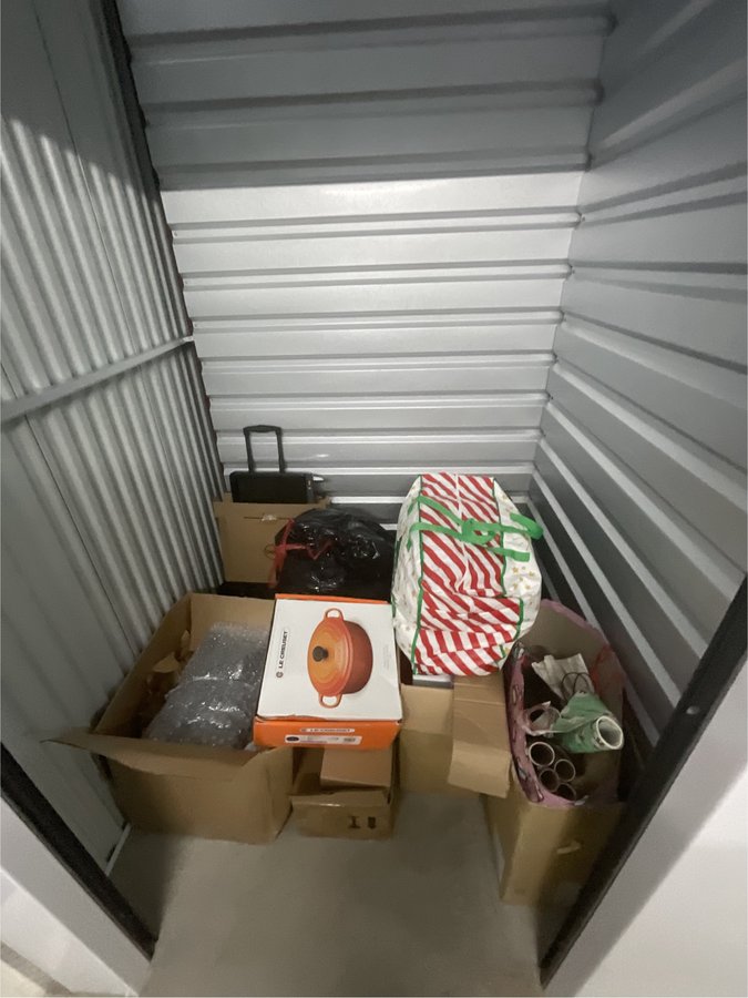 5 x 5 storage unit in Charlotte, NC