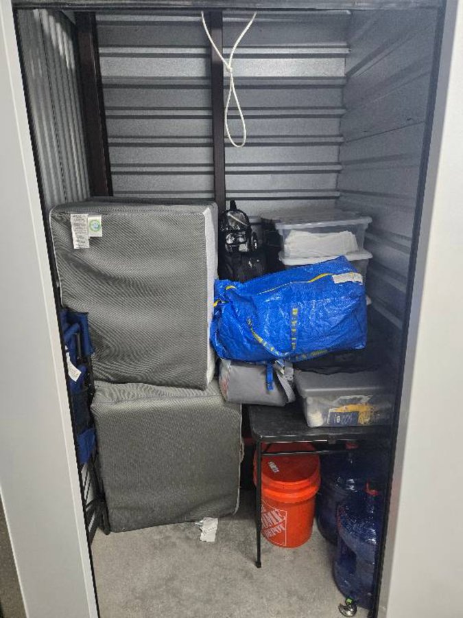 5 x 5 storage unit in Pensacola, FL