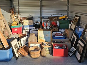 10 x 10 storage unit in Augusta, ME