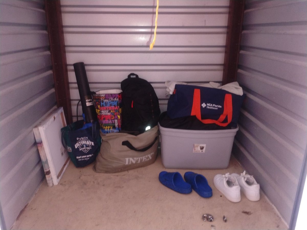 5 x 5 storage unit in Lantana, FL