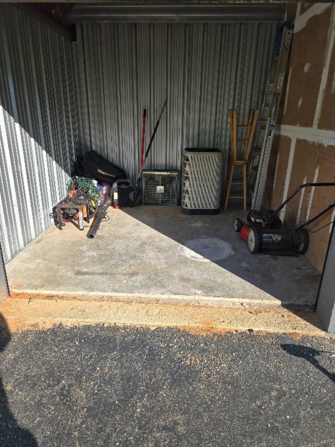 10 x 10 storage unit in Montgomery, AL