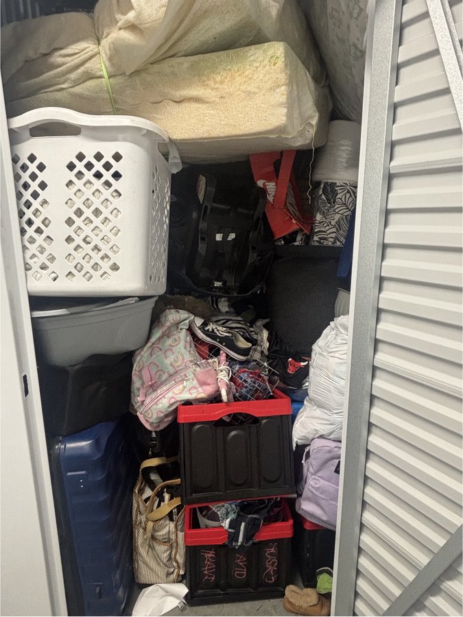 5 x 5 storage unit in San Diego, CA