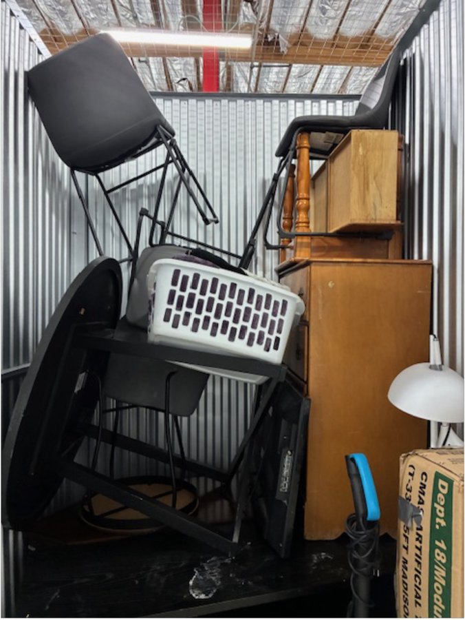 5 x 5 storage unit in Ridgecrest, CA