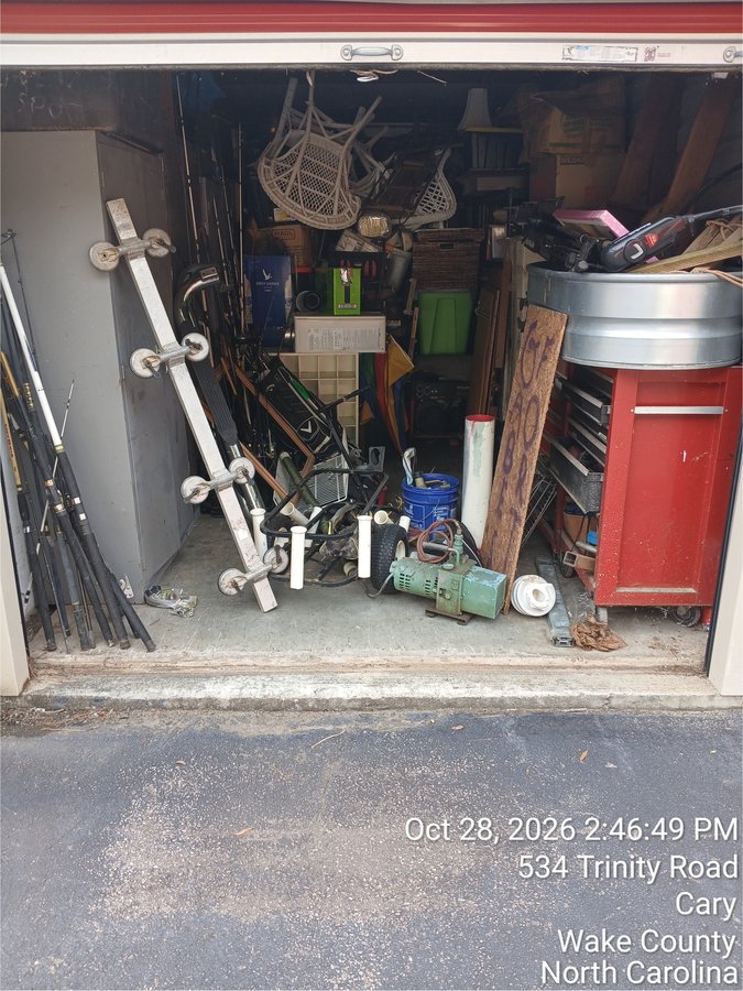 10 x 20 storage unit in Raleigh, NC