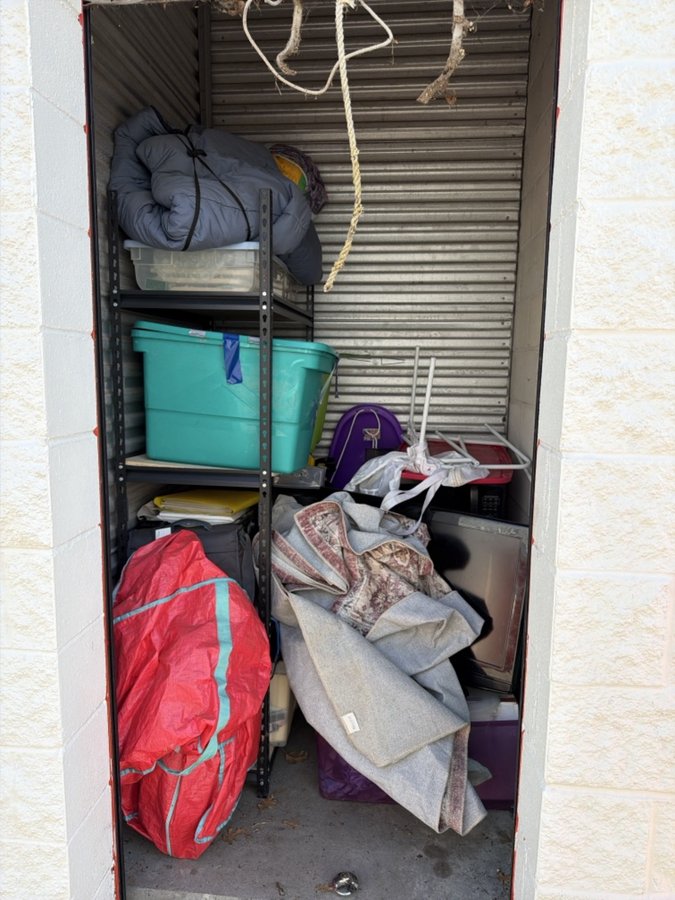 5 x 5 storage unit in Coon Rapids, MN