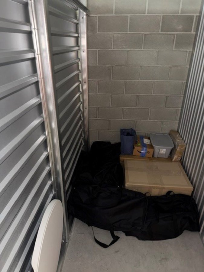 5 x 10 storage unit in San Jose, CA