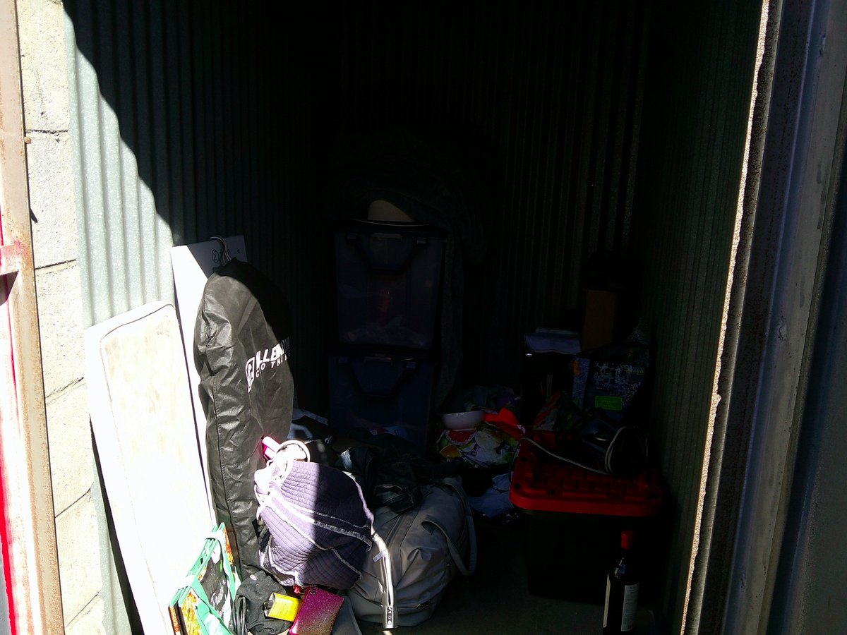 4 x 8 storage unit in Fullerton, CA